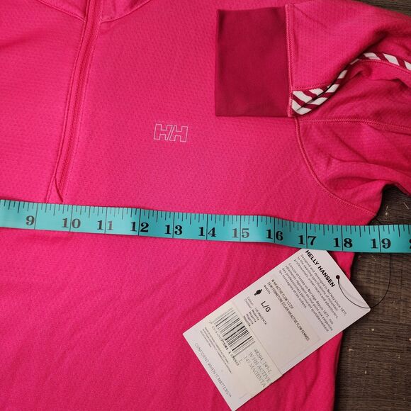 Helly Hansen Baselayer Active Flow 1/2 Zip Womens Large Ski Athletic Gorpcore - Picture 8 of 9